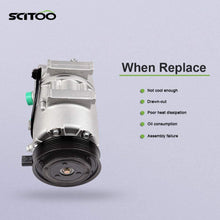 SCITOO A/C Compressor Compatible with 2012-2014 Hyundai Sonata 2012-2015 Kia Optima 2.0L 2.4L