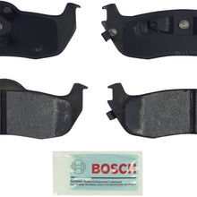 Bosch BE1041 Blue Disc Brake Pad Set for Select Infiniti QX56; Jeep Commander, Grand Cherokee; Nissan Armada, Titan - REAR