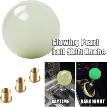 RYANSTAR Gear Shifter Glowing Pearl Ball Shift Knob 54mm for Manual/Automatic Short Green Glow in The Dark