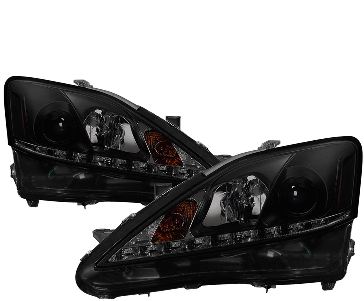 Spyder Auto 5080073 Projector Style Headlights Black/Smoked