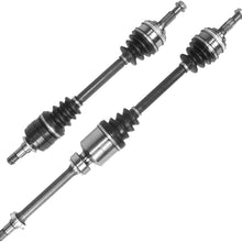 DTA DT1876187601 Front Driver and Passenger Side Premium CV Axles (New Drive Axle Assemblies - 2 pcs (pair) Fits 1992-2001 Toyota Camry 4cyl Only