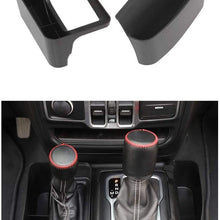 Salusy Gear Shifter Console Side Storage Box Side Organizer Tray Auto Transmission Compatible for 2018-2020 Jeep Wrangler JL JLU & 2020 Jeep Gladiator JT