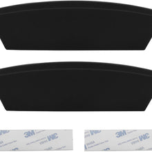 TRENDBOX 1 Pair Car Seat Slit Side Gaps Fills Pocket Catch Catcher Storage Organizer Box Bag Phone Holder with Non-Slip Stickers Universal for Tidying - Black