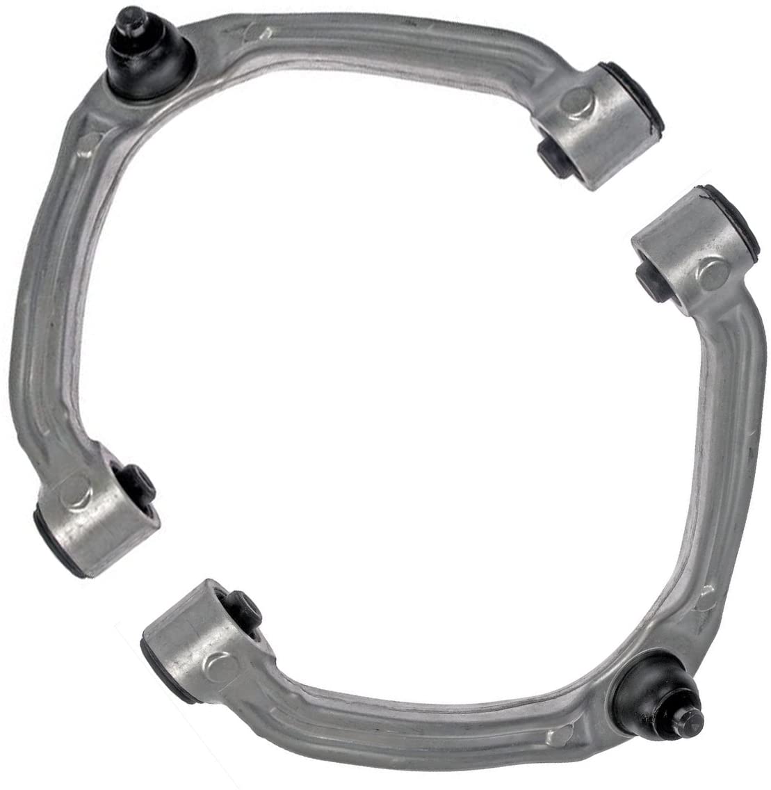 Detroit Axle - New Set (2) Complete Front Upper Aluminum Control Arms with Ball Joints for 2006-2010 Infiniti M35 and M45