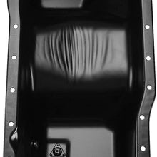 A-Premium Engine Oil Pan Compatible with Ford LTD 1984-1986 Mustang 1984-1995 Thunderbird Lincoln Town Car Mercury Cougar Grand Marquis V8 5.0L