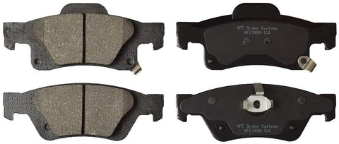 KFE Ultra Quiet Advanced KFE1498-104 Premium Ceramic Rear Brake Pad Set