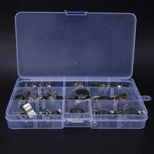 30pcs 6mm-18mm Hose Clamp Stainless Steel Pipe Clamps Clips Pipe Fasteners Assortment Kit for Plumbing Automotive and Mechanical Application