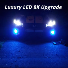 Alla Lighting H8 H11 LED Fog Lights Bulbs 8000K Ice Blue 2800lm Xtreme Super Bright COB-72 12V H16 DRL for Cars, Trucks