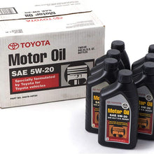 GENUINE TOYOTA LEXUS OEM 5W20 SYNTHETIC MOTOR ENGINE OIL - 7 QUARTS 00279-1QT20