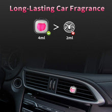 Airbreezy Car Air Freshener(Honey Peach Scents), 6 Car Freshener Vent Clips, 4ml Each, Long-Lasting Car Fragrance, Up to 180 Days