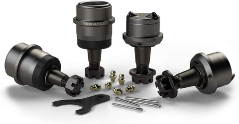 TeraFlex 3442002 JK/JKU HD Dana 30/44 Upper & Lower Ball Joint Kit w/out Knurl - Set of 4