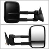 Right Side Black Manual Telescoping Folding Rear View Side Towing Mirror Replacement for C/K Pickup C10 GMT400 88-02