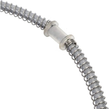 RJJX 120Cm Motorcycle Brake Oil Hose Line Banjo Fitting Stainless Steel Braided (Color : Silver)