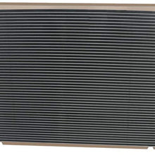 CoolingSky 55MM 3 Row Core Aluminum Radiator for 1994-2000 GMC Chevy C/K Pickup Series 1500/2500/3500 Blazer Yukon Tahoe 6.5 Diesel