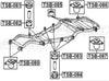 52205-60010 - Body Bushing - Febest # TSB-083 - 1 YEAR WARRANTY