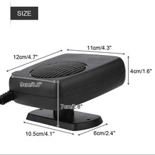 Car Defroster, 2 in 1 Universal Windshield Defroster Demister Cooling Fan Car Ceramic Heater 12V 150W