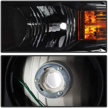 ACANII - For 2014-2015 Chevy Silverado 1500 Pickup Truck Black Housing Headlights Headlamps Assembly Driver & Passenger