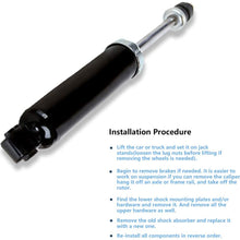 ECCPP Shocks and Struts,Front Rear Shock Absorbers Strut Kits compatible with 1987 1988 1989 1990 1991 1992 1993 1994 1995 1996 Dodge Dakota 344095 32251 344093 32250