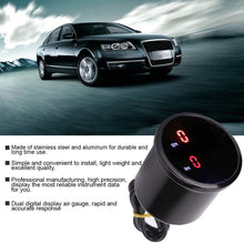 BiuZi Car Air Gauge 2in 52mm Car PSI Air Pressure Gauge LED Dual Digital Display Air Gauge Sensor Kit