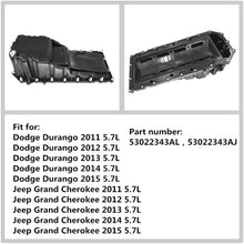 labwork Engine Oil Pan 53022343AL Replacement for Jeep Grand Cherokee Dodge Durango 5.7L 2011-2015 53022343AJ