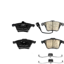 Power Stop 17-915C, Z17 Front Ceramic Brake Pads with Hardware