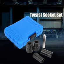 5Pcs Twist Socket Set Locking Wheel Nut Bolt Stud Extractor Removers 17mm 19mm 21mm 22mm Socket