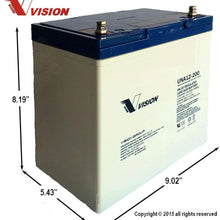 Vision UNA12-200 Battery