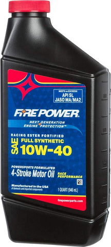 Fire Power 1 Quart Racing Ester Fortified Full Synthetic Motor Oil 196984