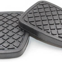 Hotwin 2 PCS Clutch & Brake Pedal Pad Rubber Cover Compatible with Subaru Forester MT
