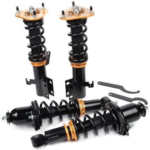 Coilover Struts Spring Shocks Adjustable Height Coilovers Suspension Struts Coil Spring Shocks and Struts Full Set Kits ECCPP Fit for 2009-2017 Toyota Corolla /2009 Toyota Matrix