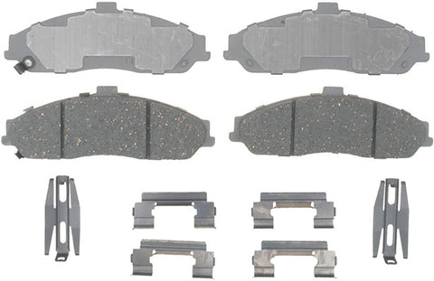 ACDelco 14D731CH Advantage Ceramic Front Disc Brake Pad Set with Hardware