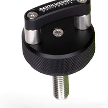ROCKWORKX Billet Aluminum JKU Hard Top Quick Removal Fastener Thumb Screw, Integrated D Ring