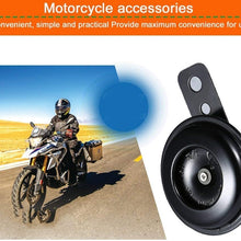 LIUWEI Horn Universal Motorcycle Electric Horn Kit 12V 1.5A 105db Waterproof Round Loud Horn Speakers For Scooter Moped Dirt Bike ATV
