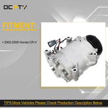 OCPTY CO 10663AC Air Conditioner Compressor Compatible for Honda CR-V LX CR-V EX 2002-2006