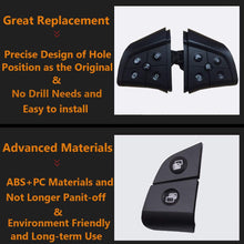 TTCR-II Steering Wheel Switch Control Buttons For Mercedes Benz W164 ML320 ML350 ML400 ML430 ML500 ML550 ML63 2006/2007/2008 X164 GL320 GL350 GL450 GL550 GL63 2007/2008 (8 pcs, Black)