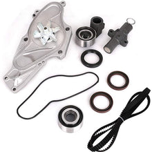 Engine Timing Belt Kit with Water Pump for 2003-2017 Honda Accord Crosstour Pilot Odyssey Ridgeline Acura MDX RDX RL TL TSX ZDX Replace # TCKWP329 TKH-002 TKH002
