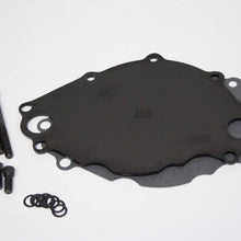PRW 5293028 Black Water Pump Block-Off Plate for Small Block Ford 302-351W
