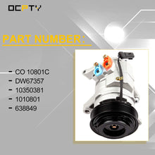 OCPTY A/C Compressor Compatible with 2004-2007 Dodge Durango 3.7L 2006-2007 Jeep Commander 3.7L CO 10801C