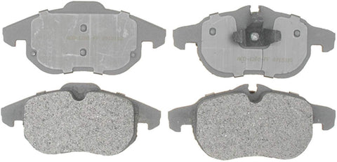 ACDelco 14D972M Advantage Semi-Metallic Front Disc Brake Pad Set