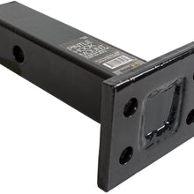 Buyers Products (PM87 3-Position Pintle Hook Mount, Black, 9 in. Shank
