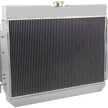 OzCoolingParts 63-68 Chevy Radiator, 4 Row Core Full Aluminum Radiator for 1963-1968 64 65 66 67 Chevy Bel-Air/Impala/Chevelle/EL Camino/Biscayne/Cappice and Many GM Cars