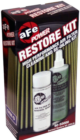aFe Power MagnumFLOW 90-50000 Air Filter Restore Kit (Single, Gold)