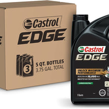 Castrol 03084C Edge 5W-30 Advanced Full Synthetic Motor Oil, 5 Quart