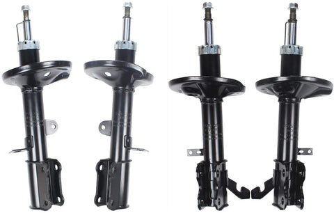 JJ Set of 4 Front Rear Complete Gas Suspension Struts Shock Absorber Assembly for 1998-2002 Chevrolet Prizm 1993-1997 Geo Prizm 1993-2002 Corolla