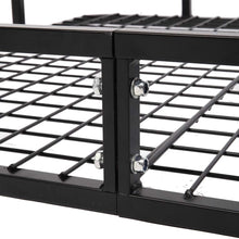 SUR-SOUL 48" x 40" Universal Roof Rack Car Top Cargo Basket，Cargo Car Top Luggage Carrier Basket，Roof Rack for Truck，Maximum Load for Basket: 250lbs