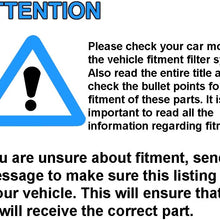 Detroit Axle - Front (296mm) and Rear Drilled and Slotted Disc Brake Kit Rotors w/Ceramic Pads w/Hardware & Brake Kit Cleaner & Fluid for MEASURE YOUR ROTORS TO ENSURE FITMENT