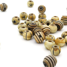 Beads Unlimited Horn Round, 6mm, Natural