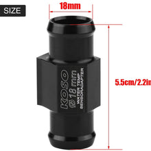 Qiilu Universal 18mm Water Temp Adapter Motorcycle Joint Pipe Sensor Gauge Radiator Water Temperature Joint Pipe Adapter (18mm)