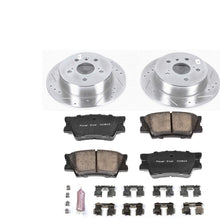 Power Stop K6520 Rear Brake Kit with Drilled/Slotted Brake Rotors and Z23 Evolution Ceramic Brake Pads