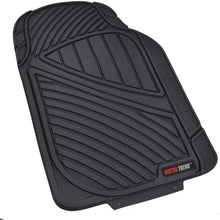 Motor Trend Flextough Rubber Car Floor Mats & Cargo Trunk Mat Set Black Heavy Duty - Odorless, Extreme Duty (Black) - MT-773-884-BK